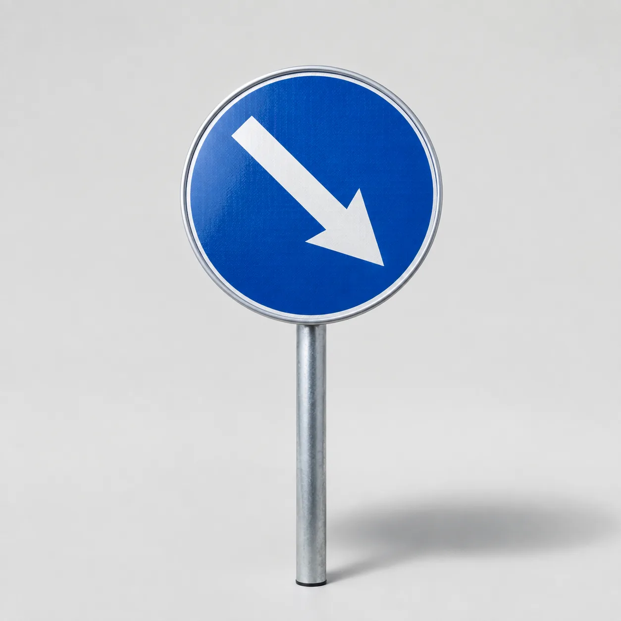 Reflective roadway traffic sign
